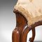 Antique English Walnut Dressing Stool, 1820s 10