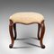 Antique English Walnut Dressing Stool, 1820s, Imagen 4