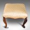 Antique English Walnut Dressing Stool, 1820s 8