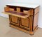 Late 19th Century Maple & Carrara Marble Writing Case Buffet, Imagen 4