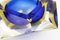 Blue Diamond Murano Glass Ashtray from Seguso 7