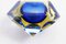 Blue Diamond Murano Glass Ashtray from Seguso, Image 8