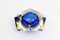 Blue Diamond Murano Glass Ashtray from Seguso 1