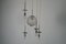 Large Mid-Century Frosted Glass Cascade Ceiling Lamp from Doria, 1960s, Image 8