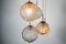 Large Mid-Century Frosted Glass Cascade Ceiling Lamp from Doria, 1960s, Image 16
