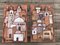 Ceramic 'Town on the Adriatic' Tiles by Dietmar Liedke for Karlsruher Majolika, Set of 2 1