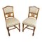 Art Nouveau Walnut Dining Chairs, Set of 2, Imagen 3