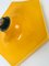 Vintage Yellow Porcelain Wall Lamp, 1970s, Image 4