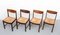 Dutch Rattan Wengé Dining Chairs, 1960s, Set of 4, Image 10