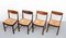 Dutch Rattan Wengé Dining Chairs, 1960s, Set of 4, Imagen 10
