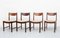 Dutch Rattan Wengé Dining Chairs, 1960s, Set of 4, Imagen 6