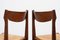 Dutch Rattan Wengé Dining Chairs, 1960s, Set of 4, Image 5