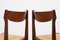 Dutch Rattan Wengé Dining Chairs, 1960s, Set of 4, Imagen 5