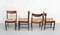 Dutch Rattan Wengé Dining Chairs, 1960s, Set of 4, Imagen 9