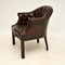 Antique Leather Armchair, Image 3