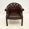 Antique Leather Armchair, Image 7