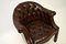 Antique Leather Armchair, Image 5