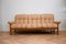 Mid-Century Teak & Leather Sofa by Ekornes for Stressless, 1970s, Immagine 1