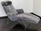 Chaise-Lounge with Chromed Metal Frame from Dux 1980 2