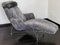 Chaise-Lounge with Chromed Metal Frame from Dux 1980, Imagen 2