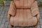 Vintage Brown Leather Armchair From De Sede, Imagen 18