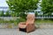 Vintage Brown Leather Armchair From De Sede, Immagine 1