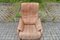 Vintage Brown Leather Armchair From De Sede, Imagen 16