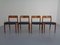 Danish Model 75 Teak Chairs by Niels Otto Møller for JL Møller, Set of 4, 1960s 1