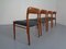 Danish Model 75 Teak Chairs by Niels Otto Møller for JL Møller, Set of 4, 1960s, Image 9