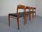 Danish Model 75 Teak Chairs by Niels Otto Møller for JL Møller, Set of 4, 1960s, Immagine 9