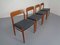 Danish Model 75 Teak Chairs by Niels Otto Møller for JL Møller, Set of 4, 1960s, Immagine 5