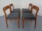 Danish Model 75 Teak Chairs by Niels Otto Møller for JL Møller, Set of 4, 1960s, Image 8