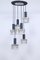 Vintage Ceiling Lamp with 6 Glass Pendants from Targetti Sankey 1