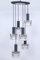 Vintage Ceiling Lamp with 6 Glass Pendants from Targetti Sankey 15