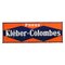 Kleber Colombes Enamel Advertising Sign 1