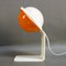 Lámpara de mesa en naranja de Guzzini, años 70, Imagen 1