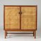 Mahogany and Rattan Cabinet From Wests Furniture, Image 1