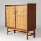 Mahogany and Rattan Cabinet From Wests Furniture 3