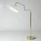 Swedish Brass Floor Lamp, Image 1