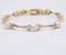 Vintage Gold Bracelet with Pearls 14k, 1970s, Image 3