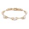 Vintage Gold Bracelet with Pearls 14k, 1970s, Image 1