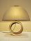 Table Lamp in Acrylic Glass and Brass, 1960s 1