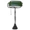 Vintage Green Enamel Bankers Table Lamp, Image 3