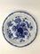 Antique English Blue Earthenware Serving Plate from Wedgwood, 1850s, Image 1