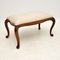 Antique French Walnut Stool, Image 5