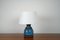 Table Lamp in Blue Ceramic from Bitossi, 1970s, Image 1