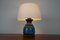 Table Lamp in Blue Ceramic from Bitossi, 1970s 2