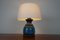 Table Lamp in Blue Ceramic from Bitossi, 1970s, Image 2