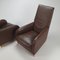 Italian Leather Lounge Chairs by Molinari, 1990s, Set of 2, Image 5