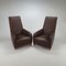 Italian Leather Lounge Chairs by Molinari, 1990s, Set of 2, Image 1